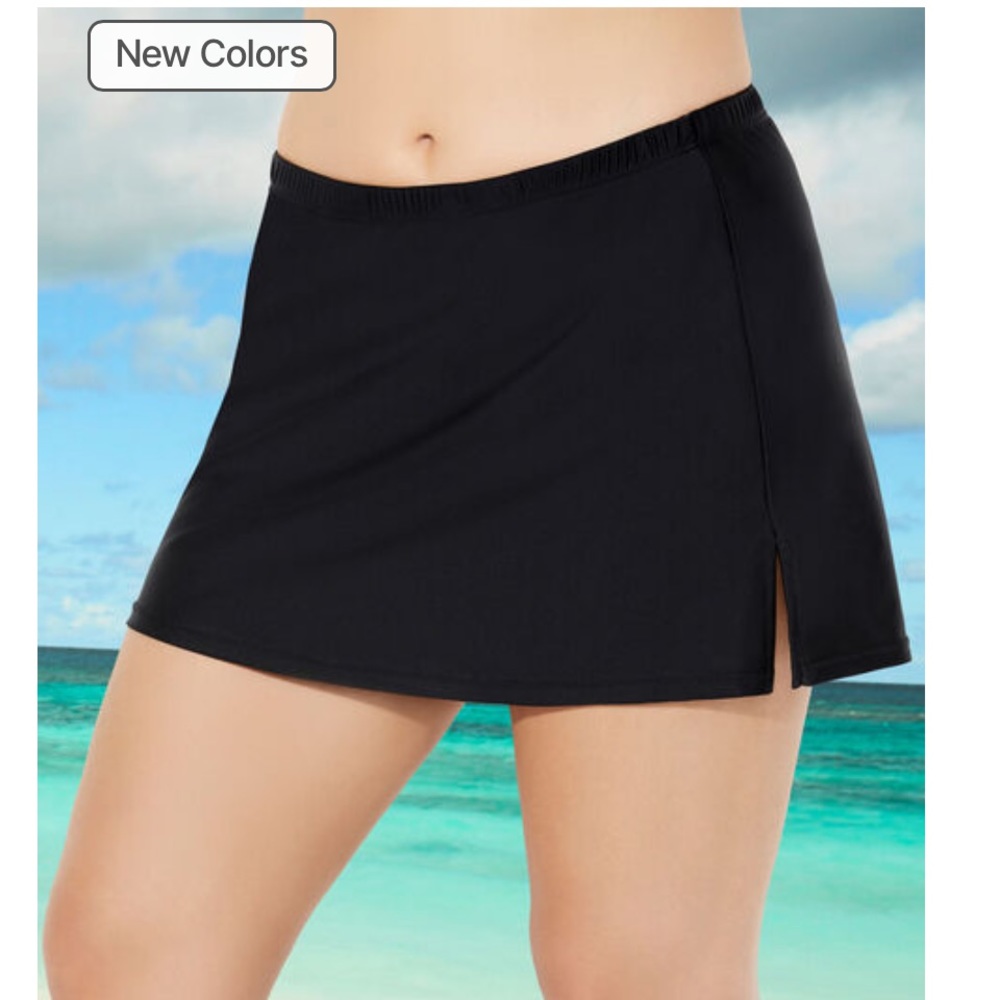 SIDE SLIT SWIM SKIRT